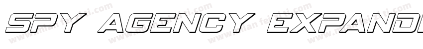 Spy Agency Expanded Italic Expanded字体转换